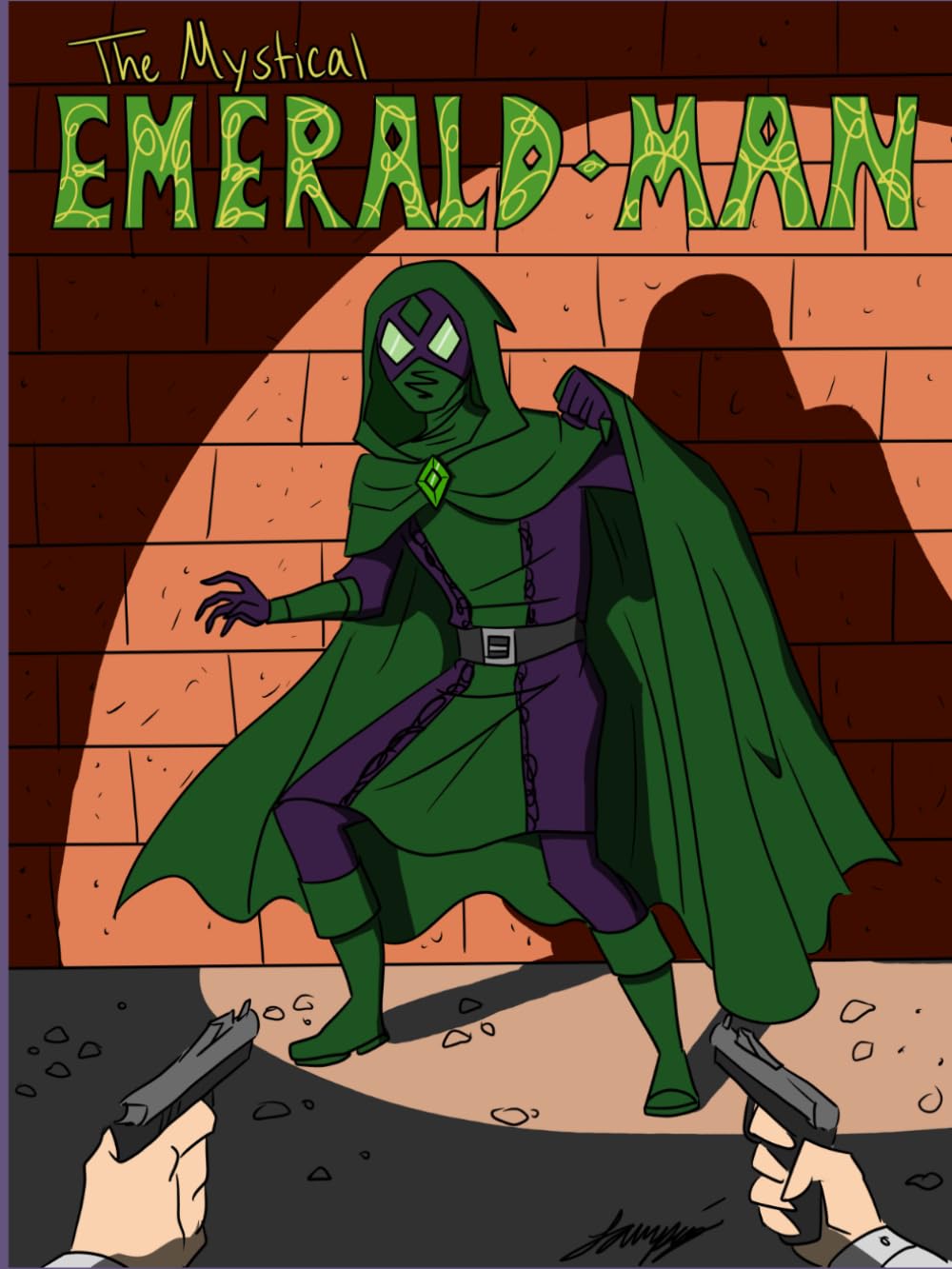 The Mystical Emerald-Man Volume 1: Issues 1-17