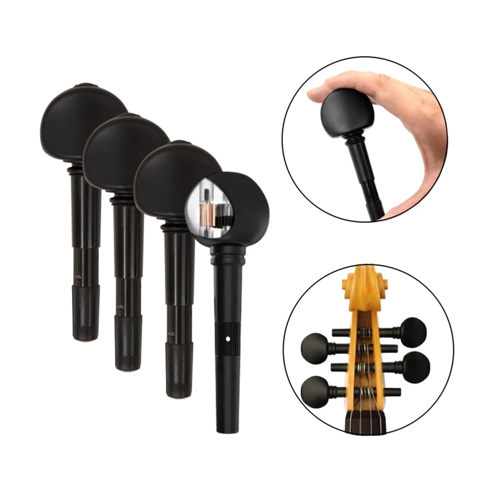 Clavijas For Violonchelo 4/4 3/4 1/2 1/4 Piezas | Clavijas de violonchelo con engranajes for tamaños 4/4 3/4 1/2 1/4 for afinar cuerdas