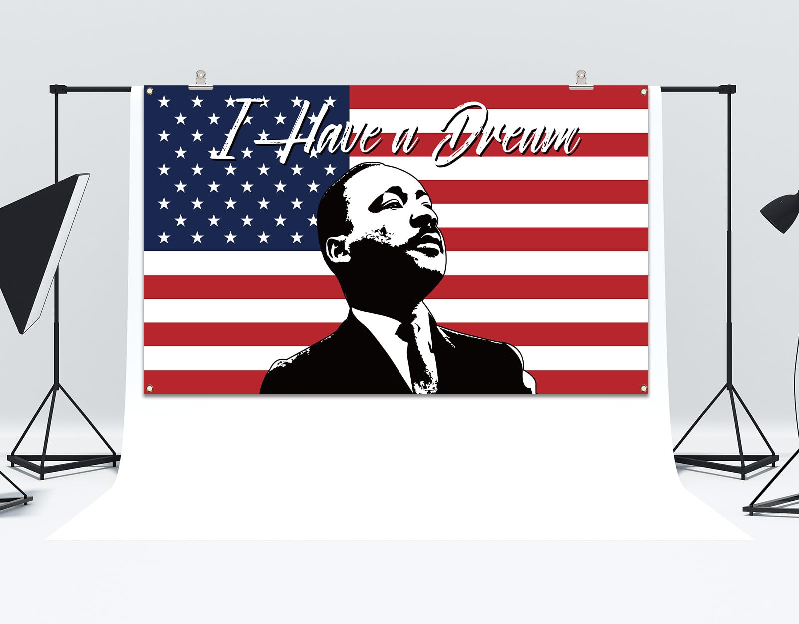 Martin Luther King Day Foto-Hintergrund – Dekoration Für Schule, Klasse, Party & Fotobooth