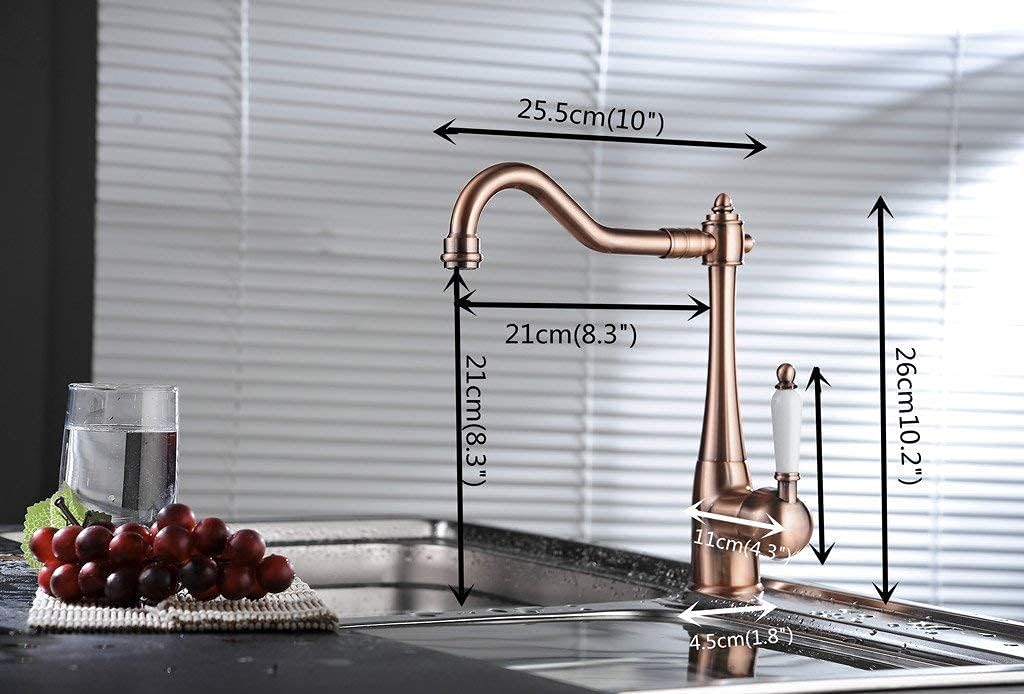 70% оƒƒ Evеrуthіng Greenspring Kitchen Sink Faucet Copper Traditional Period Single Ceramic Lever One Hole Mixer Tap 360° Degree Swivel Wet Bar Sink Faucet