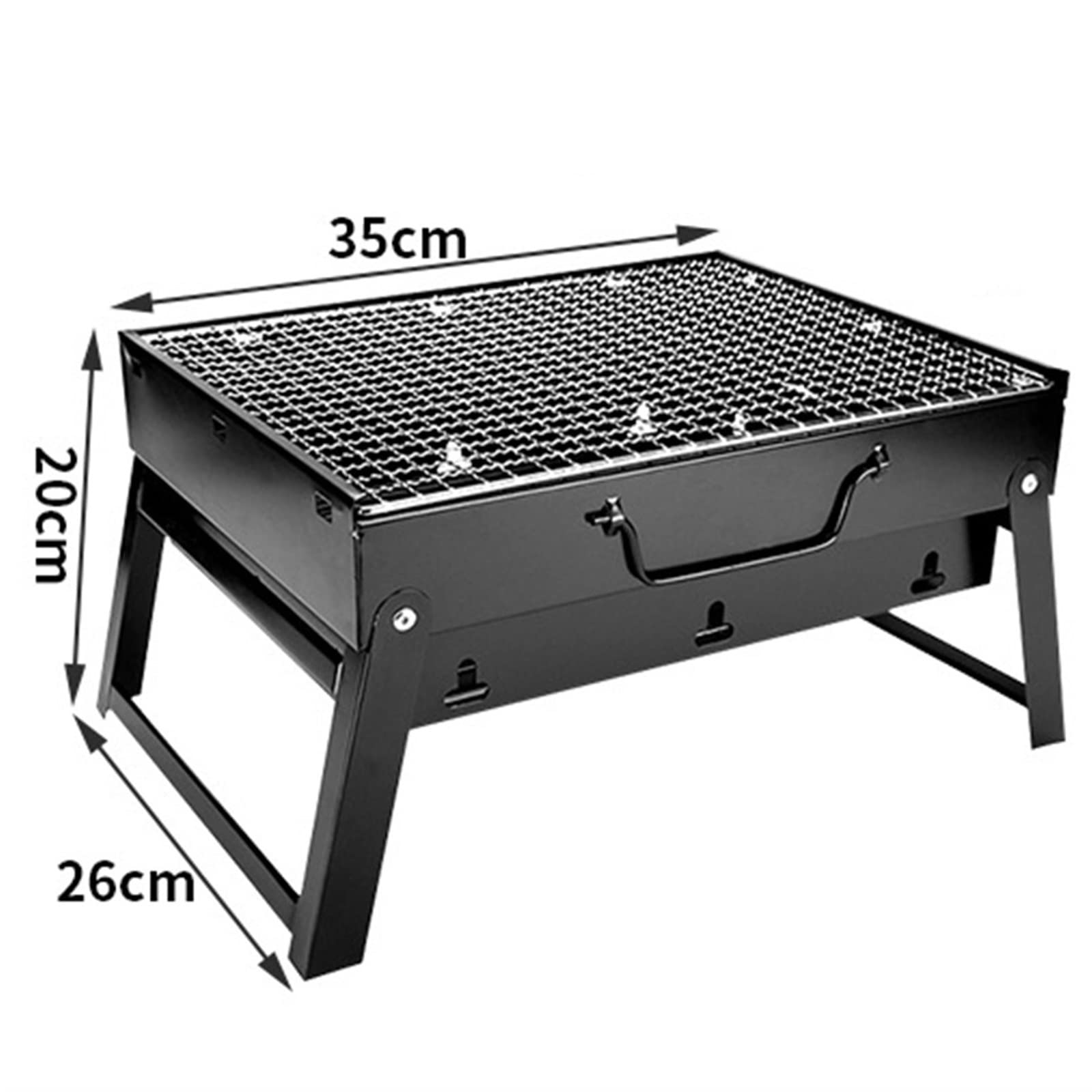 Grill Grill Ogrodowy Składany Przenośny Mini Grill Na Węgiel Drzewny Kuchenka Do Grillowania Na Drewno Do Domu, Ogrodu, Kempingu, Pikniku, Imprezy Na Plaży