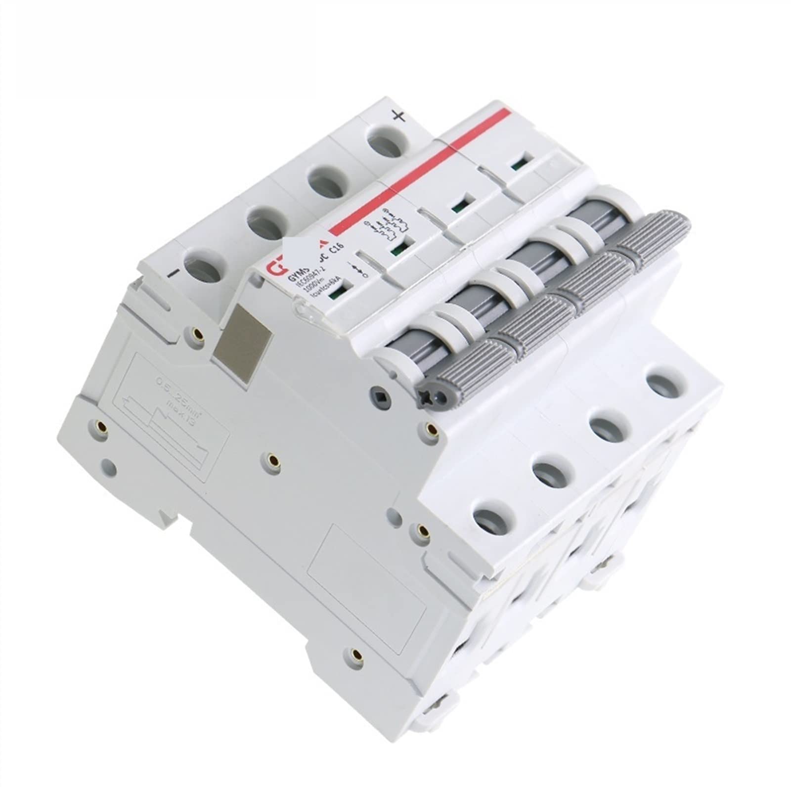 Mini disjoncteur DC 1000V 4 pôles 16A pour la protection des circuits de courant continu