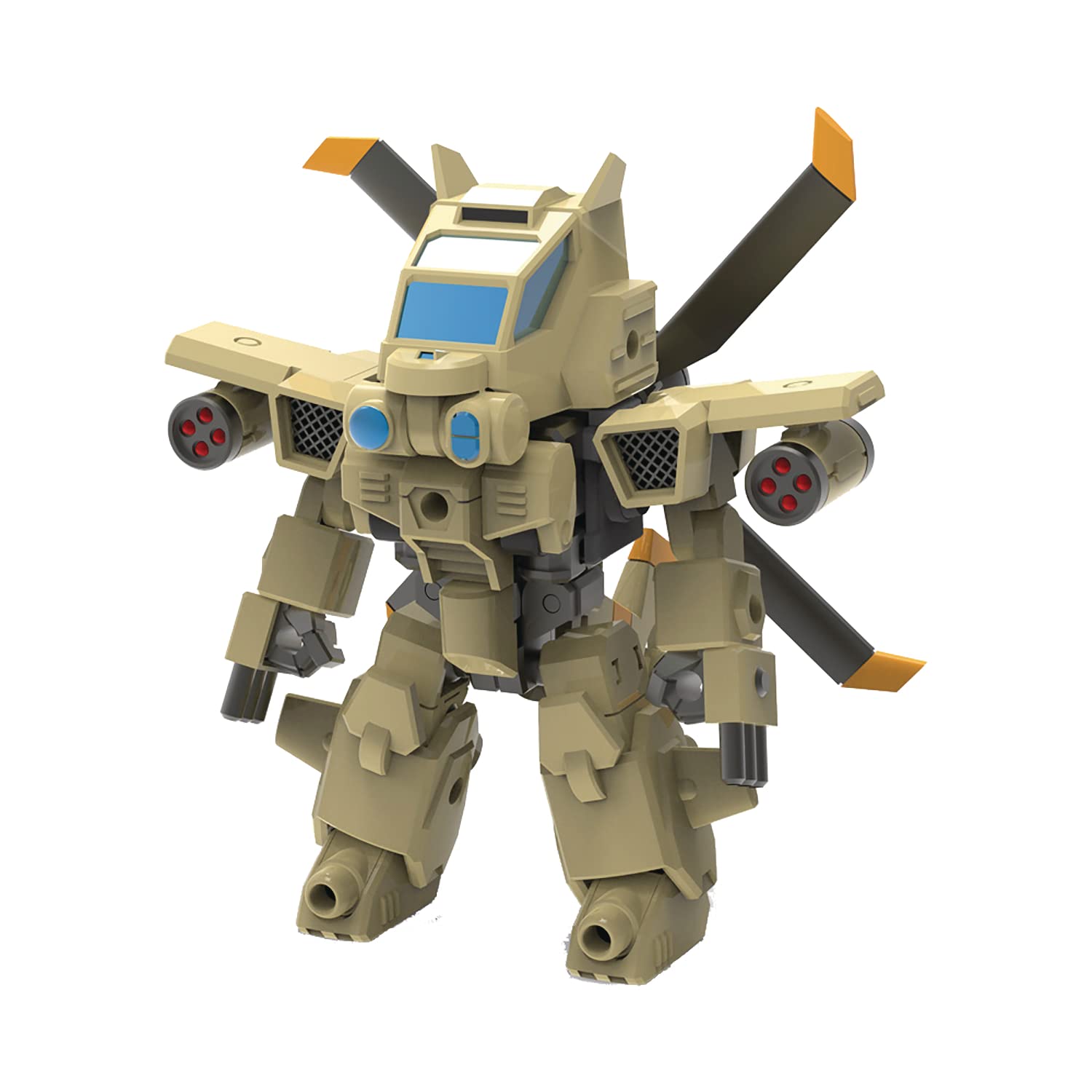 Evoroids: EVG-R01 Jyro-N Plastic Model Kit, Multicolor