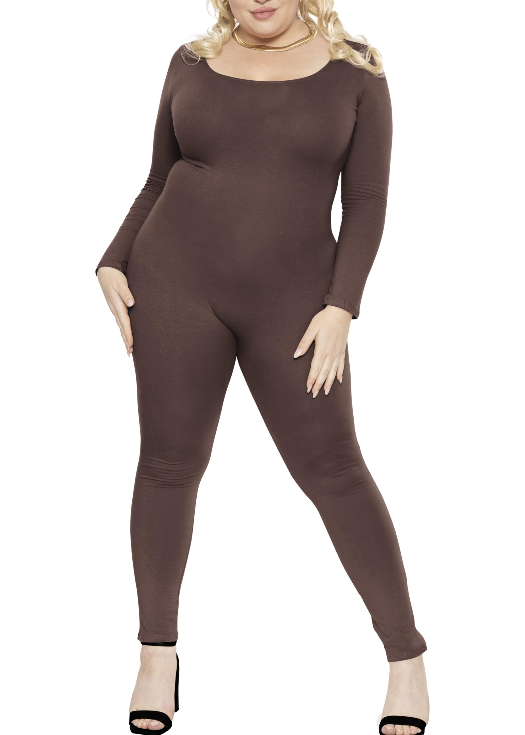 STRETCH IS COMFORT Women's Plus Size Teamwear Cotton Tank Unitard