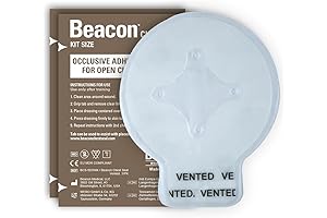 Beacon Chest Seal Kit Size - Dual Pack 6 Inch Vented Chest Wound Seals