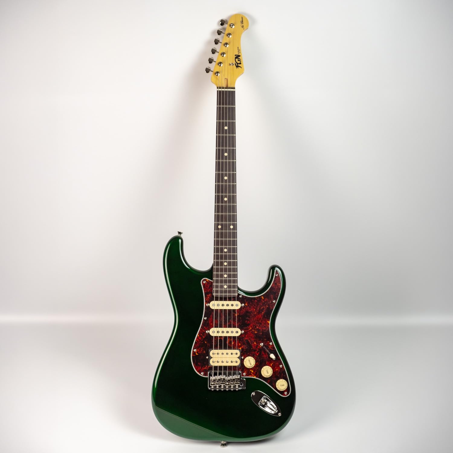 Amazon | FUJIGEN NST110RAL-CAG (Candy Apple Green) エレキギター