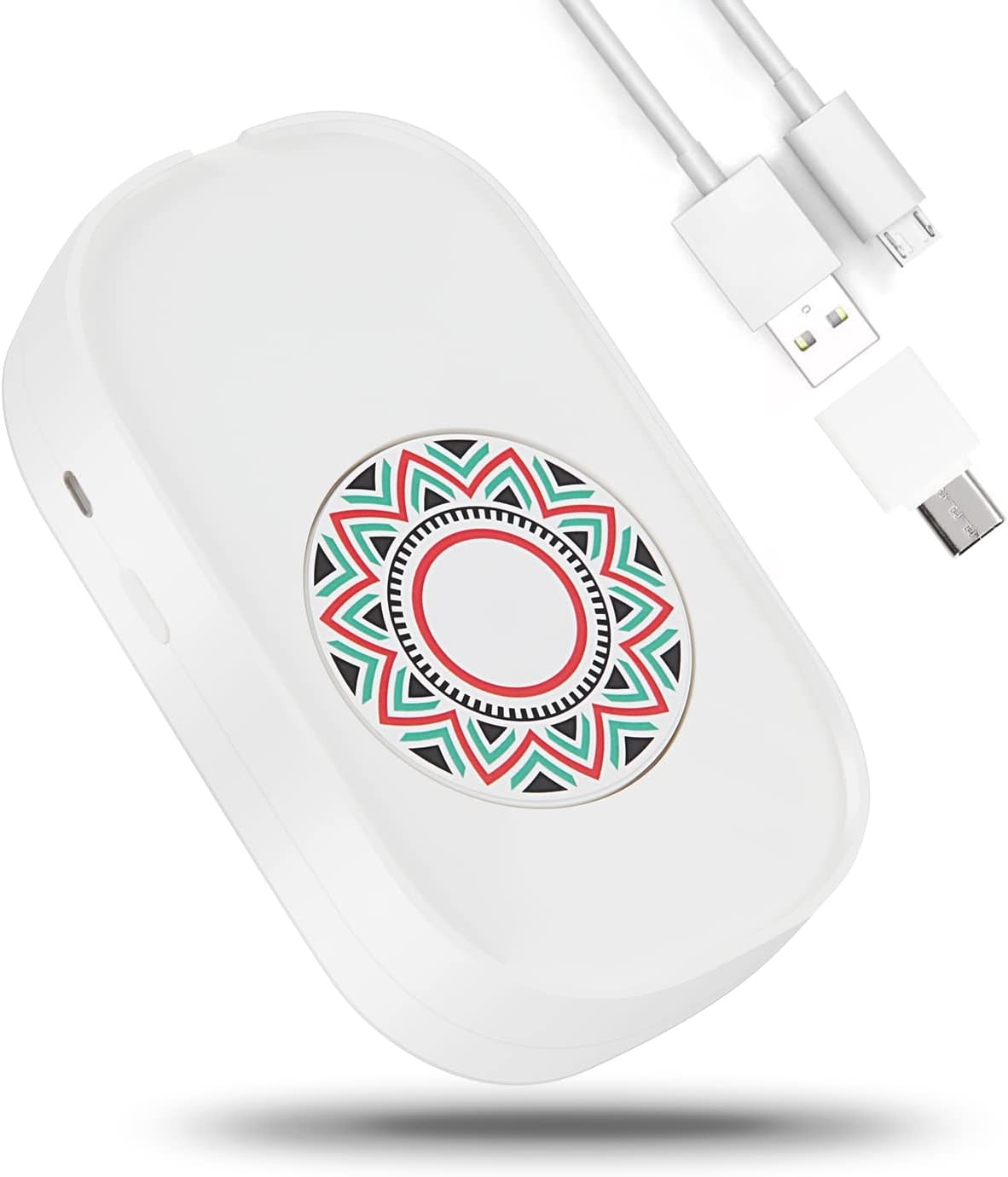 Mouse Jiggler, Undetectable Mouse Mover Shaker Simulator for Computer Laptop Awakening, Keeps PC Active, No Software, Driver-Free with USB C to USB Adapter