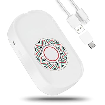 YEPLING Mouse Jiggler, Undetectable Mouse Mover Shaker Simulator for Computer Laptop Awakening, Keeps PC Active, No Software, Driver-Free with USB C to USB Adapter