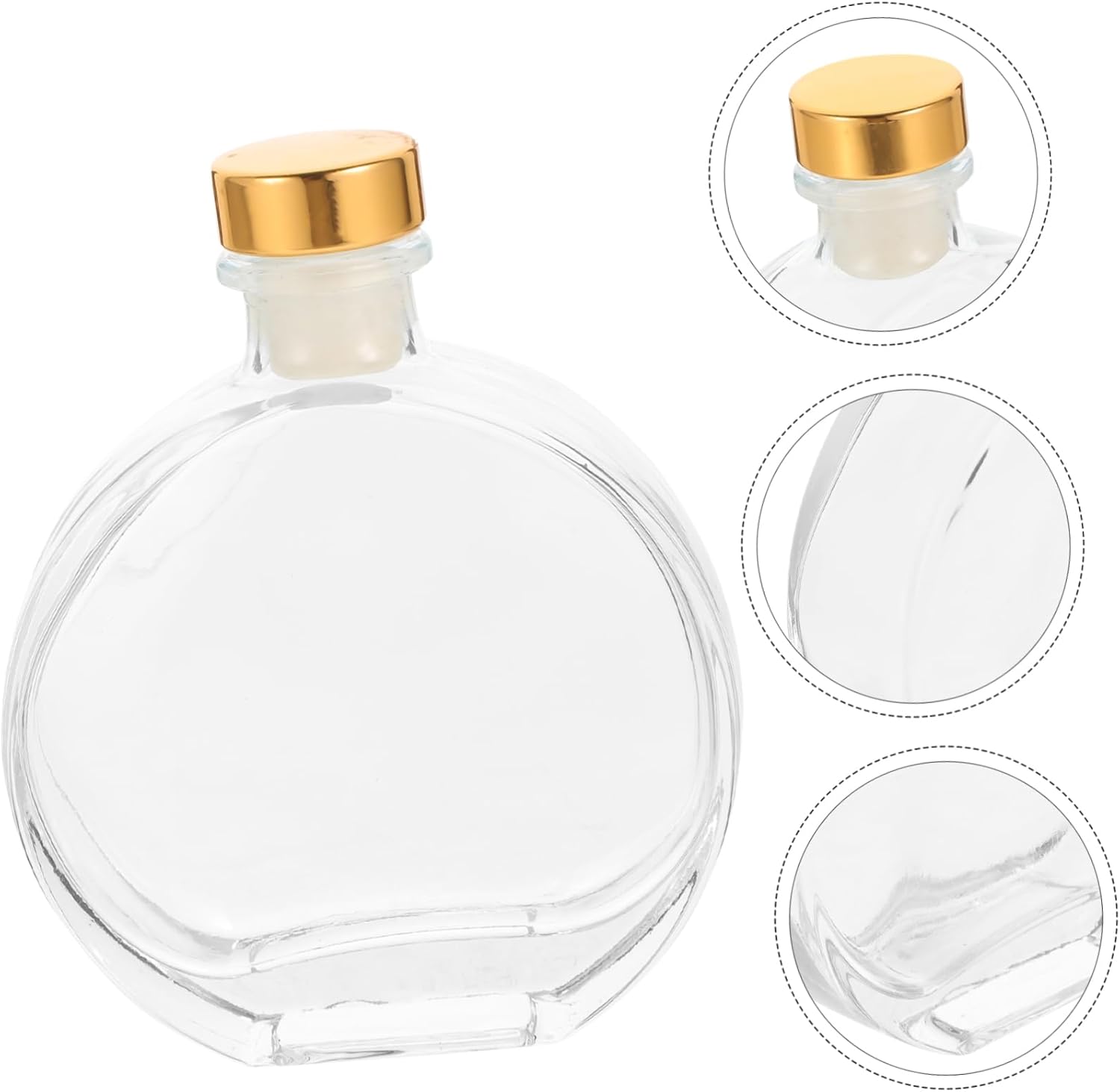 9pcs Essential Oil Diffuser Bottles Fragrance Bottle Glass Scent Diffuser Aromatherapy Decor for Room