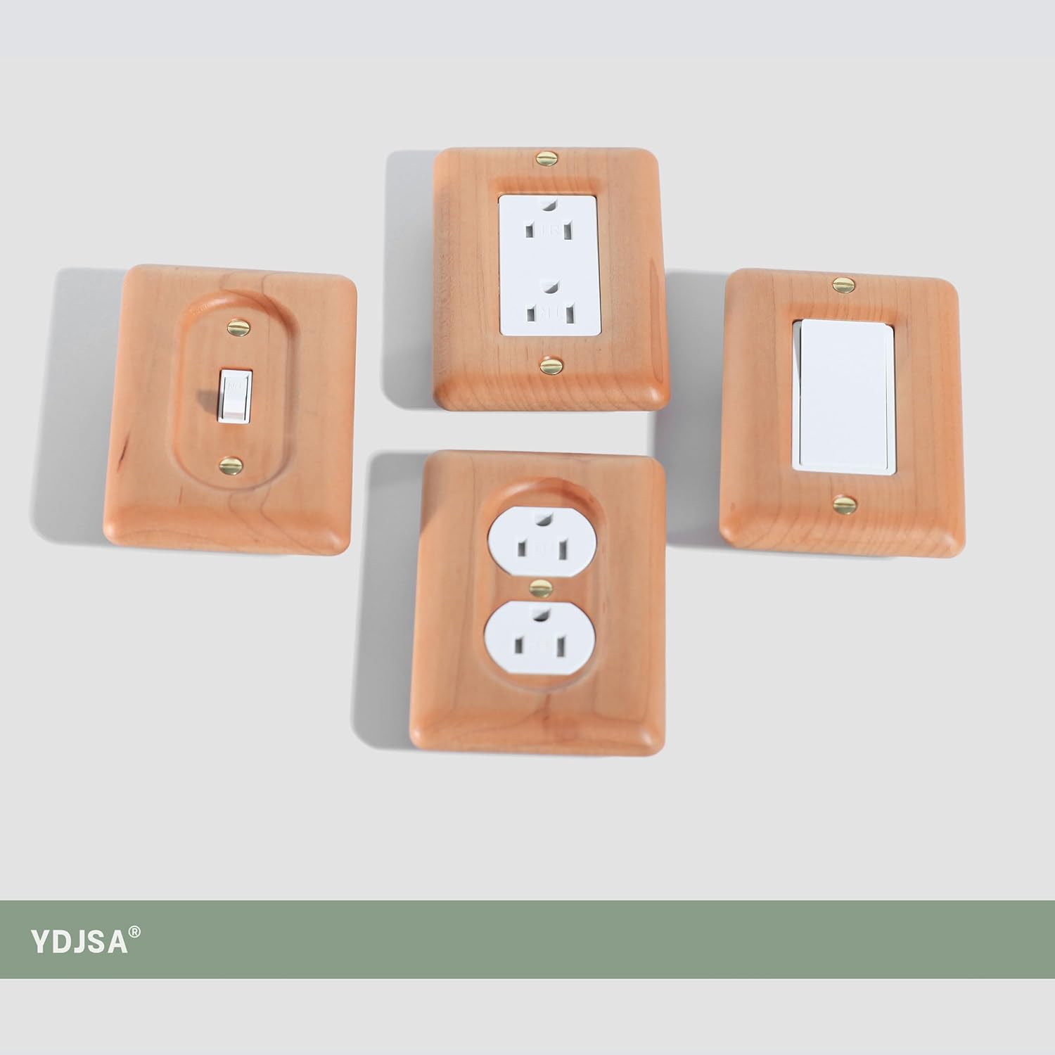 Elegant Maple Wood Outlet Covers Decorative Wood Outlet Covers For Home Decor