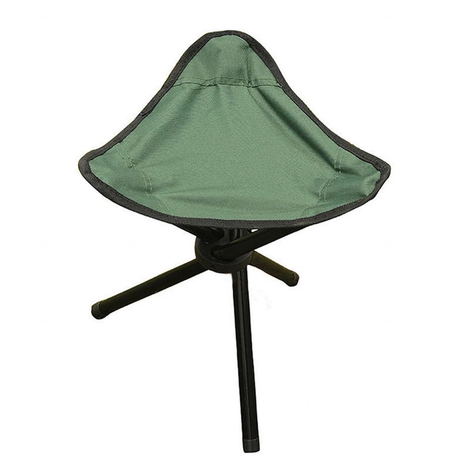 Sgabello Campeggio Pieghevole, Treppiede Tre Gambe Slacker Chair, Sedili Adulti Compatti Leggeri, Sport all'Aria Aperta Escursionismo Zaino in Spalla Pesca Picnic Viaggio,A