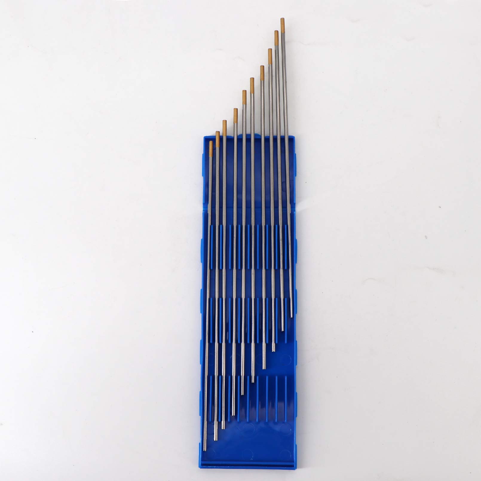 10 Stück Wolfram Elektroede Nadel WIG Schweißen Tungsten Electrodes WL-15 Ø2,4 x 175mm 1.5% lanthanated ANSI/AWS A5.12-98 ISO 6848