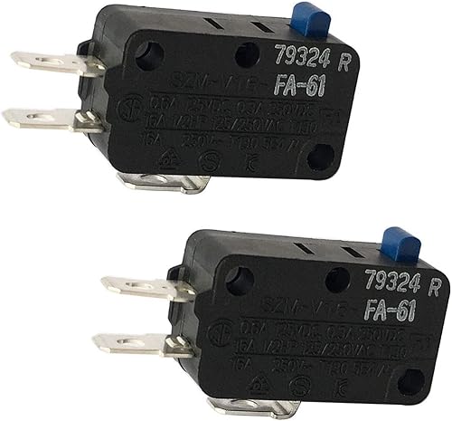 LONYE SZM-V16-FA-61 WB24X10103 - Interruptor de microondas de repuesto para microondas GE 946606 AP3186054 PS651389 (paquete de 2)