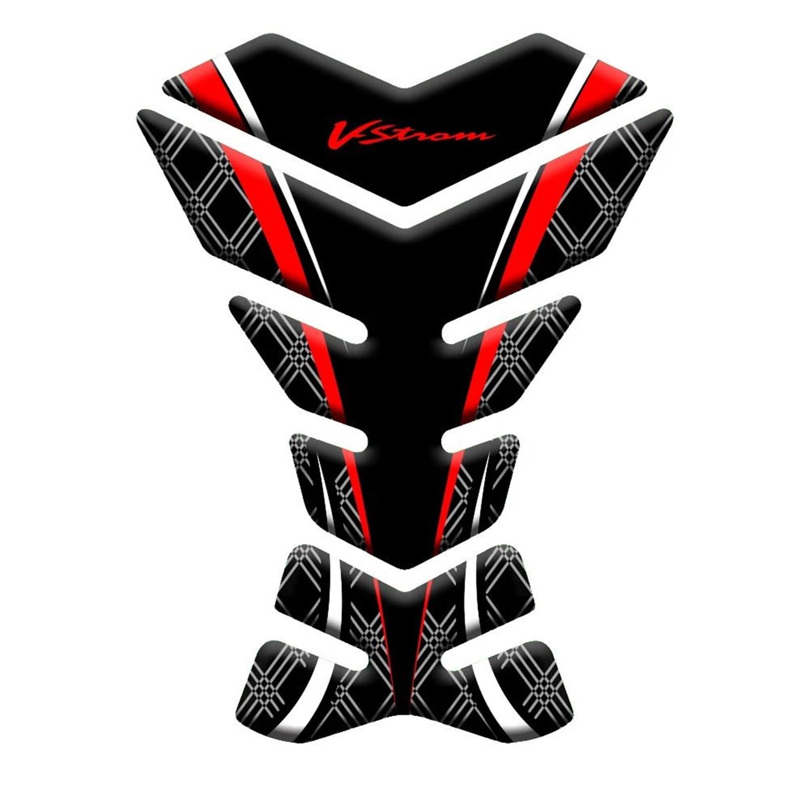Gas Fuel Tank Pads Motorcyclev Fuel Tank Sticker for Suzuki V-Strom 650 DL650 V-strom650 DL VStrom Gas Protector Pad Fish Bone Decal Motorbike Protection Stickers(Color 19)