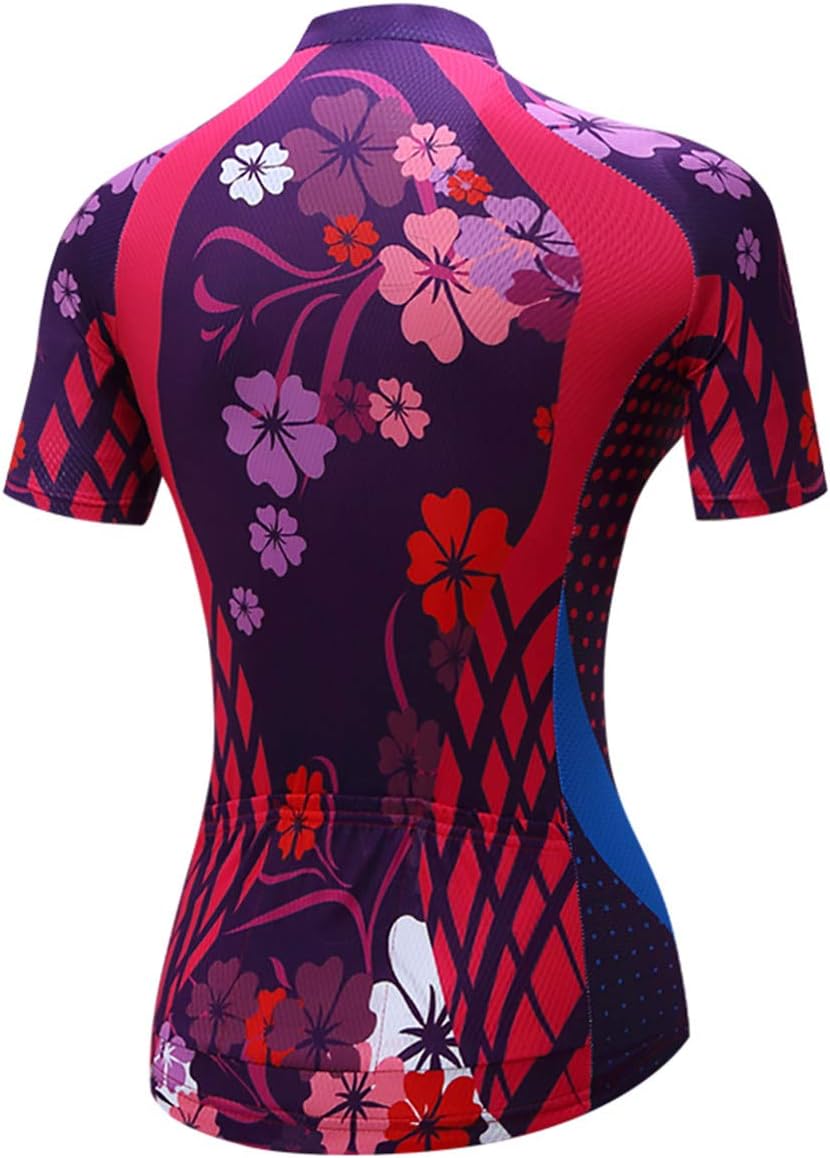 Cycling Jersey Women Bicycle Short Sleeve Bike Shirt Breathable Clothing Sport Tops