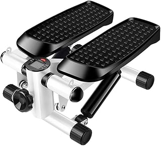 SCIAZA Stepper Exercise, Fitness Stepper Machine with Training Tapes and Mini LCD Display, Up-Down Stepper for Beginners and Advanced Users, Maximum Load 120 KG Efficency