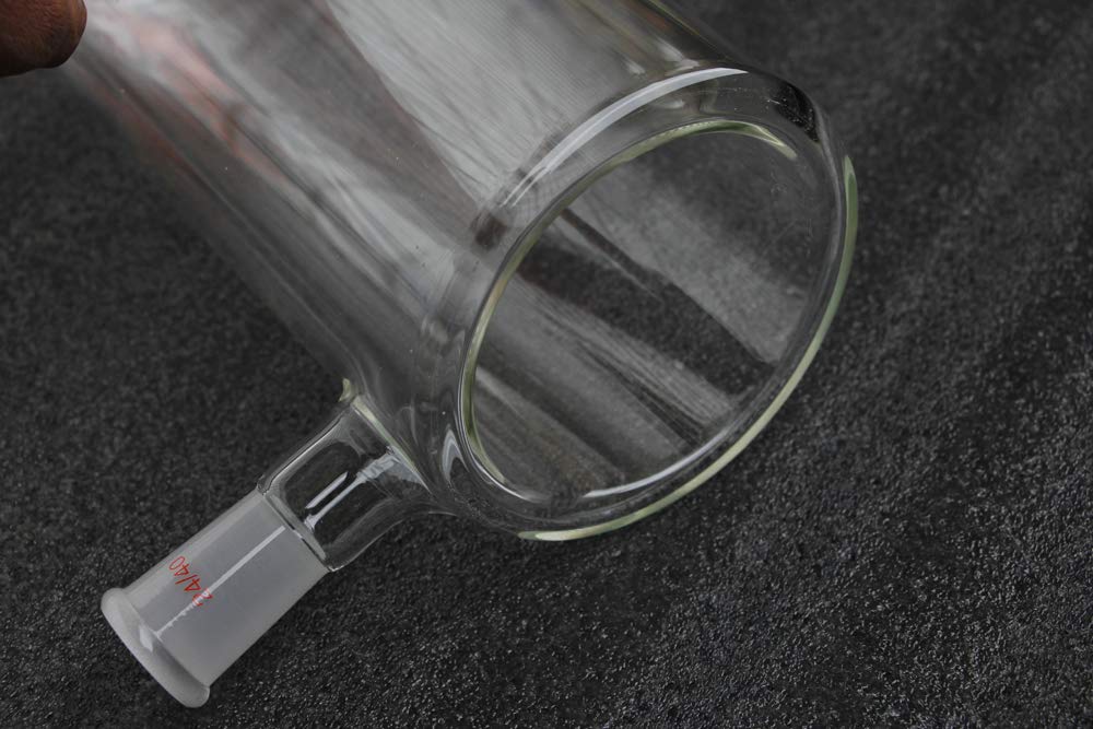 5-Liter-Glas-Vakuumfalle mit 120 mm Außendurchmesser und 24/40-Anschluss for Trockeneis-Anwendungen