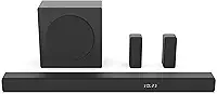Hisense Barra de som HS5100 5.1Ch com subwoofer sem fio, 540W, Dolby Digital Plus, Bluetooth 5.3, EzPlay, Roku TV Ready, DTS: X, HDMI/AUX/ARC/Optical/USB (HS5100, modelo 2024)