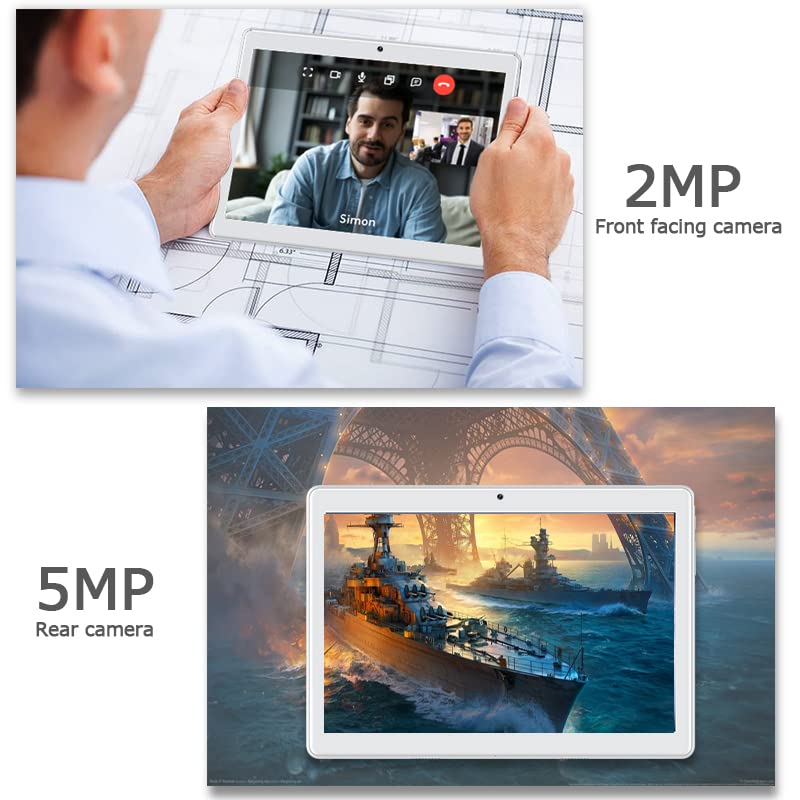 Image of Android Tablet with WiFi, HD Display GMS Tablets, ROM 800 * 1280, Camera 500w, RAM 4+32GB,5000 mAh Battery