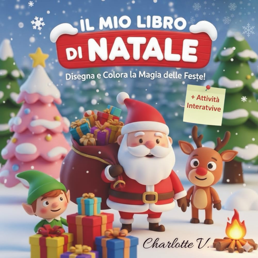 Il mio Libro di Natale: Disegna e Colora la Magia delle Feste!