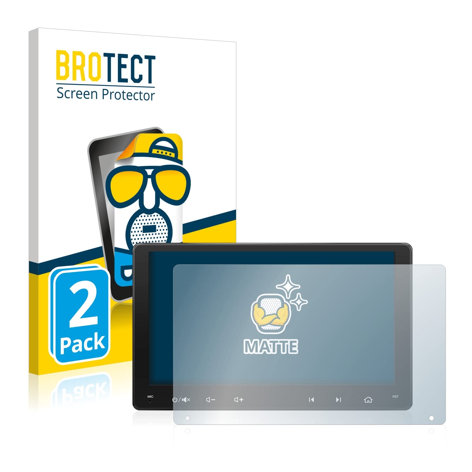 Brotect Pellicola Protettiva Opaca per Atoto A6 PF 9 Zoll Anti-Riflesso (2 Pezzi)