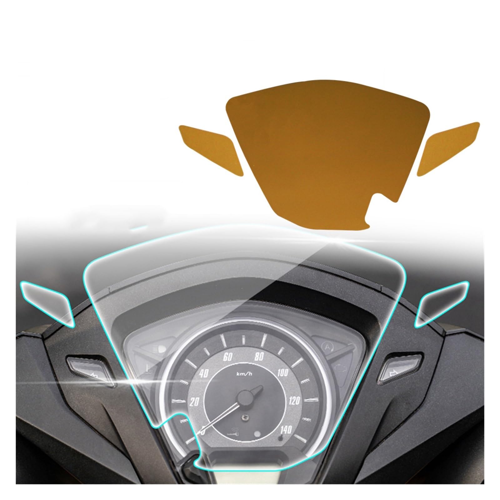 Amazon.co.jp: スピードメーターフィルム に適合する ホンダ LEAD125