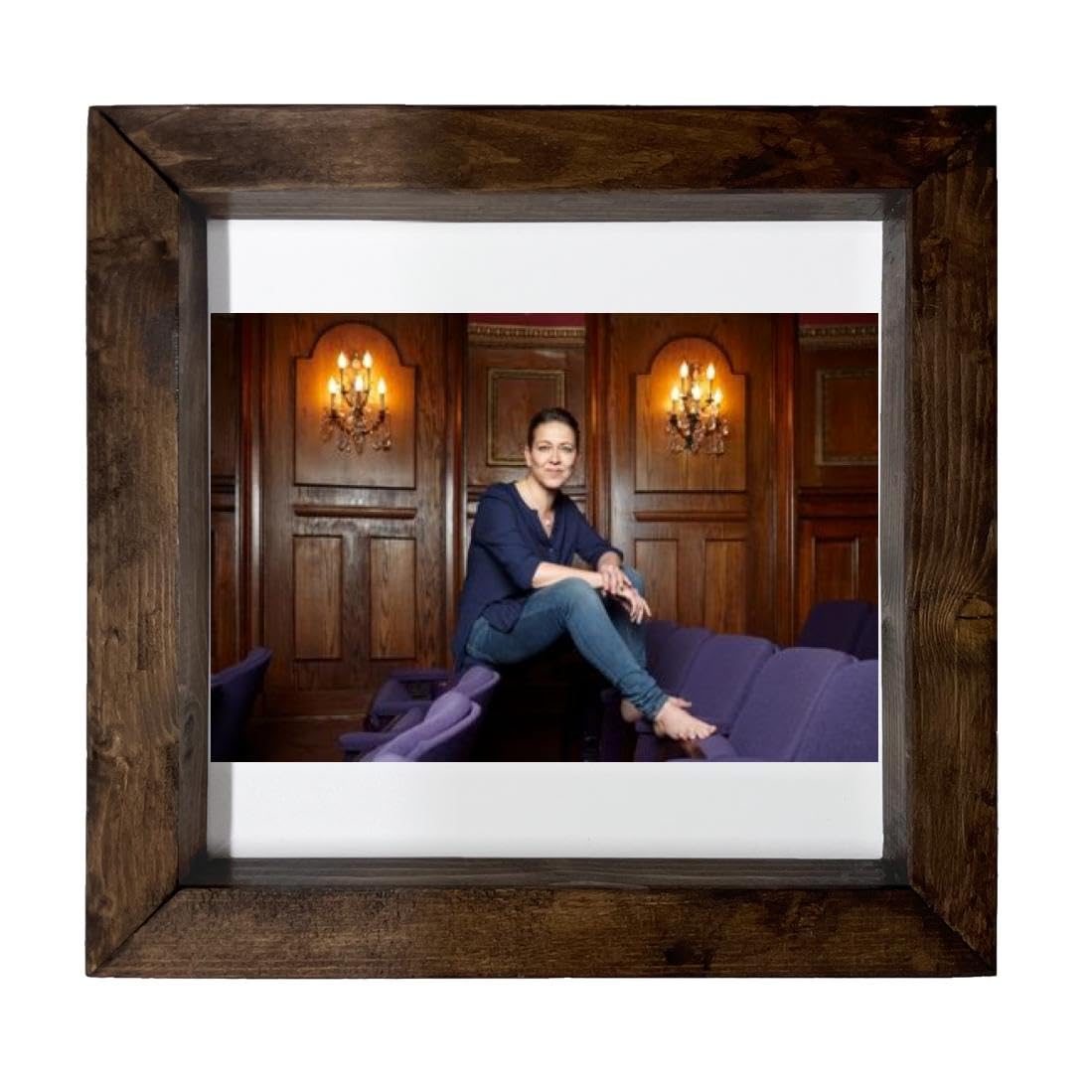 Boss Hog Nicola Walker - 6X6 Full Color Photo Sign With Wood Frame PTR #PDI956956