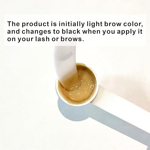 Miniatura 4 de Kit de color negro para pestañas y cejas, resultados instantáneos, para colorear pestañas y cejas. Últimas 6 semanas para uso doméstico o