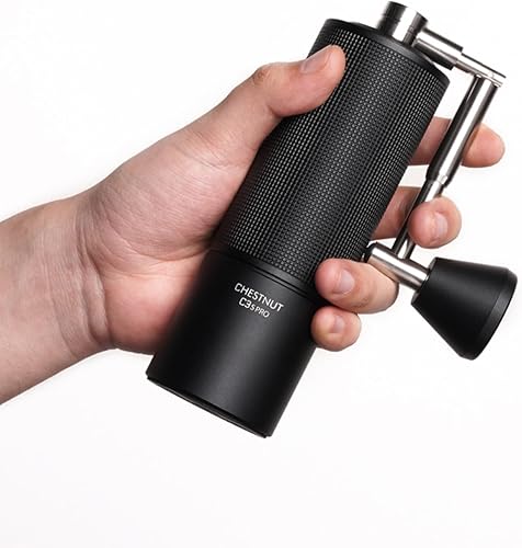 Miniatura 7 de TIMEMORE Molinillo de café manual con mango plegable, molinillo de café con capacidad de 0.71 oz, ajuste numérico externo ajustable, doble