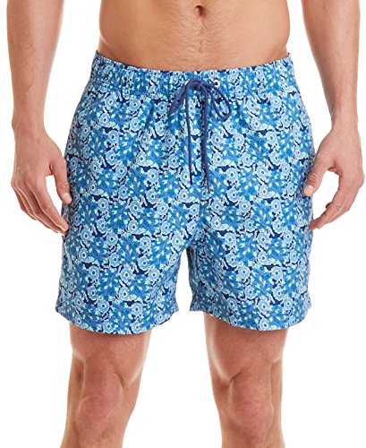 Nautica Men's Bleu Floral Swim Trunk