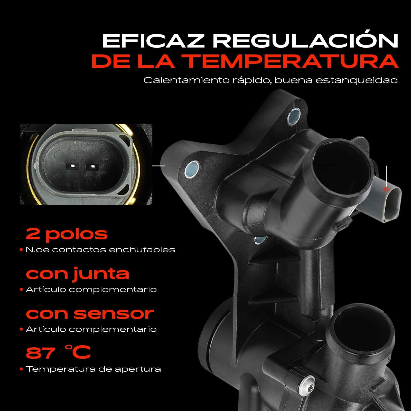 Frankberg Termostato de Refrigerante Gasolina Replace# 03C121111B