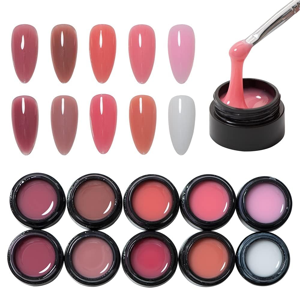 NAILWIND Builder Gel for Nail Extension, Uv Gel Acrylic Gel for Strong Long False Nail Use Nails Builder Kit HONEY BEIGE, 1 - PCS