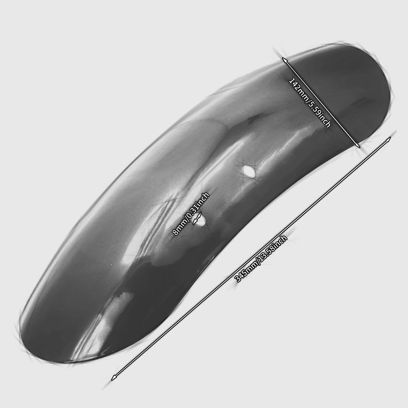 Amazon | HCmotorku バイク フロント フェンダー 泥除け マッドガード