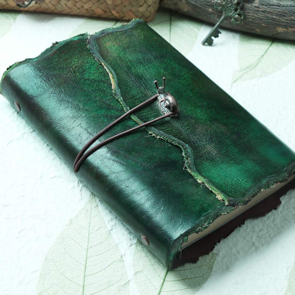 Kompozycja Notatniki Segregator Elegancki notatnik do pisania 6 segregatorów Ring Notatnik z możliwością wielokrotnego napełniania Notatnik A5 Sketch Book Pad (zielony)