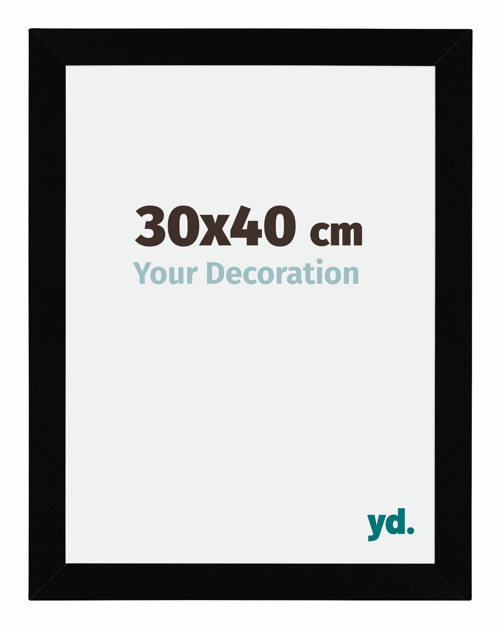 Your Decoration - Puzzle frame 30x40 - Black High Gloss - Puzzle frame 500-1000 Pieces - MDF Photoframe - Mura