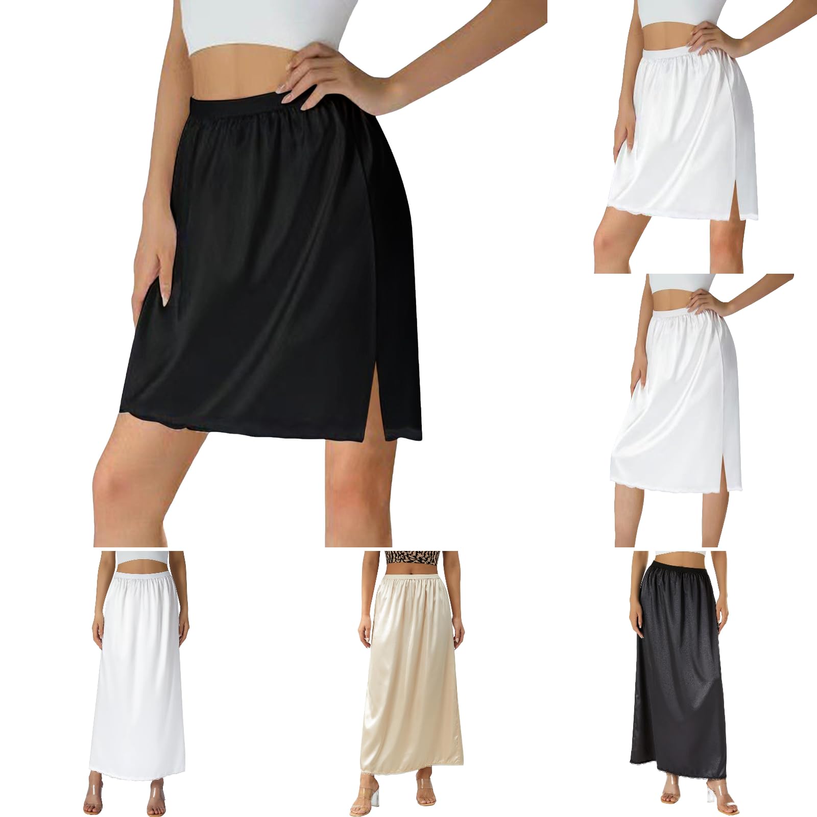 Jupon sous Robe Femme Jupon Court sous Modal Lingerie sous-vêtements avec Dentelle Jupes de Robes Doux Invisible Demi-Jupe Elastique Jupons pour Robe Transparente Jupon sous Robe Femme Jupon Court sous Modal Lingerie sous-vêtements avec Dentelle Jupes de Robes Doux Invisible Demi-Jupe Elastique Jupons pour Robe Transparente