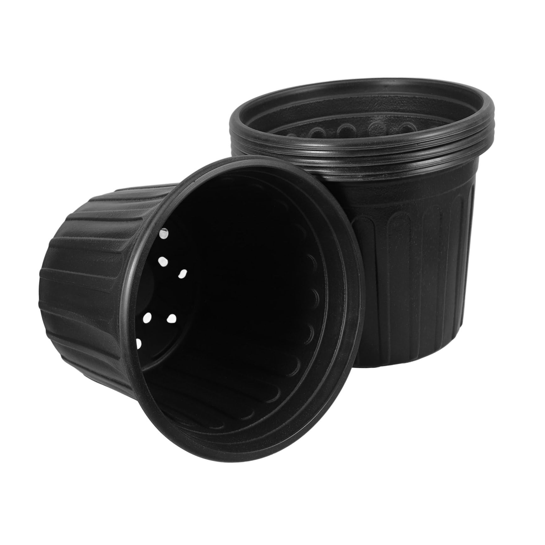 INOOMP 6PCS Plastic Nursery Pots for Succulents Plants Versatile Planter Containers for Transplanting Growing for Home Office Decor