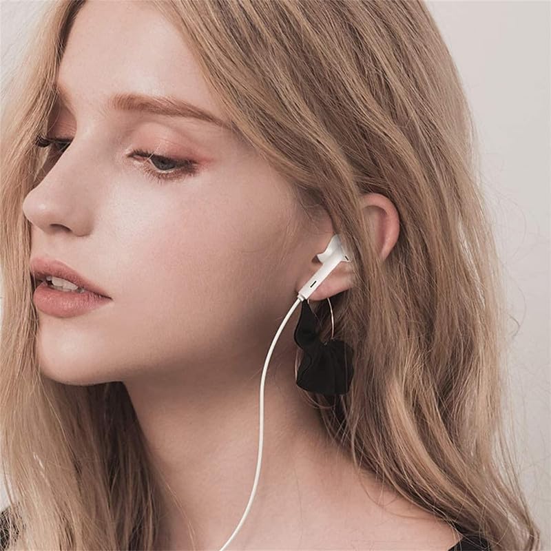 Image of SKLNXAZ 2 Pack Wired Earbuds /Wired Headphones with 3.5mm Earphones[MFi Certified] with Microphone Volume Control Compatible for Computer,MP3 /4,Android Most 3.5mm Audio Devices，White