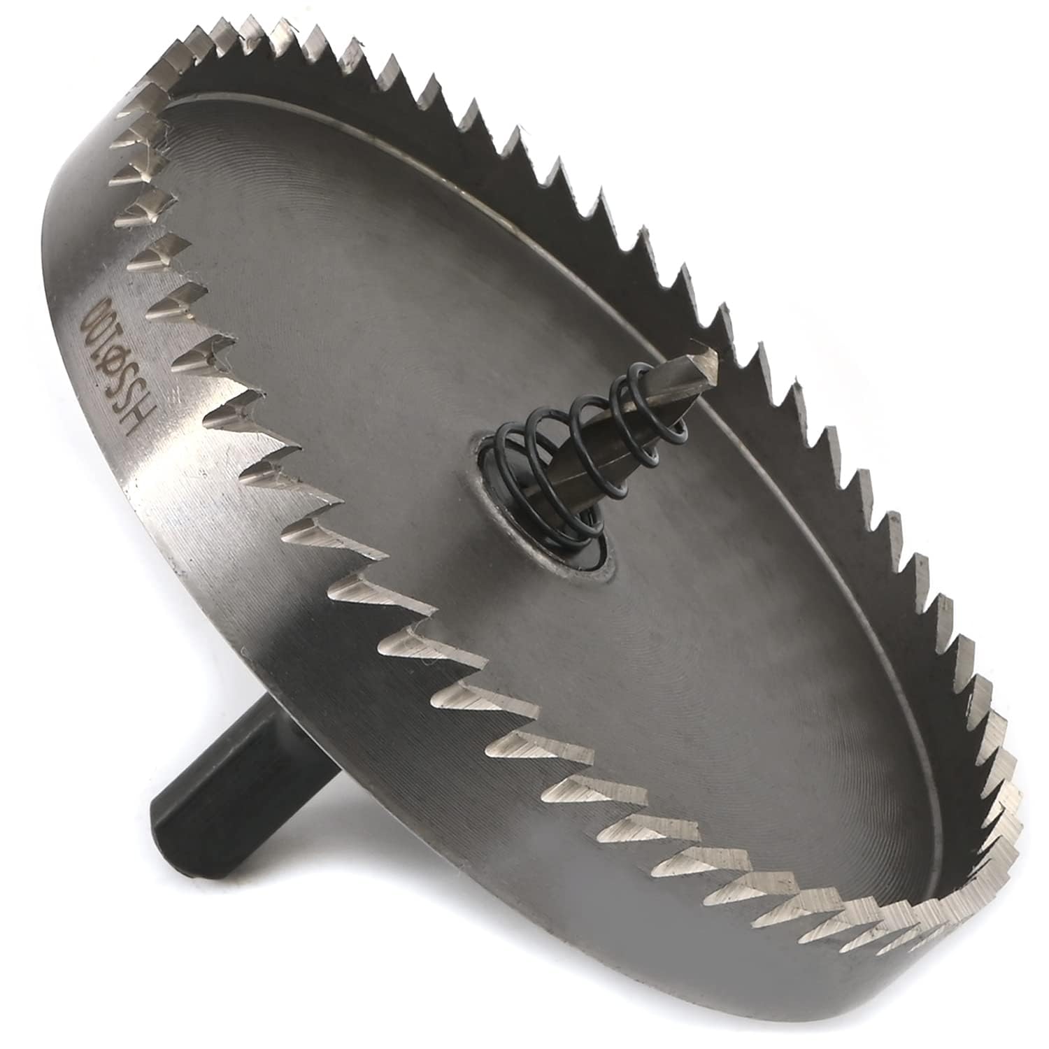 100mm HSS Drill Bit Hole Saw Cutter, Sharp and Durable, for Cutting Holes on Wood, Plastic Sheet, Stainless Steel, Iron, Aluminum Plate