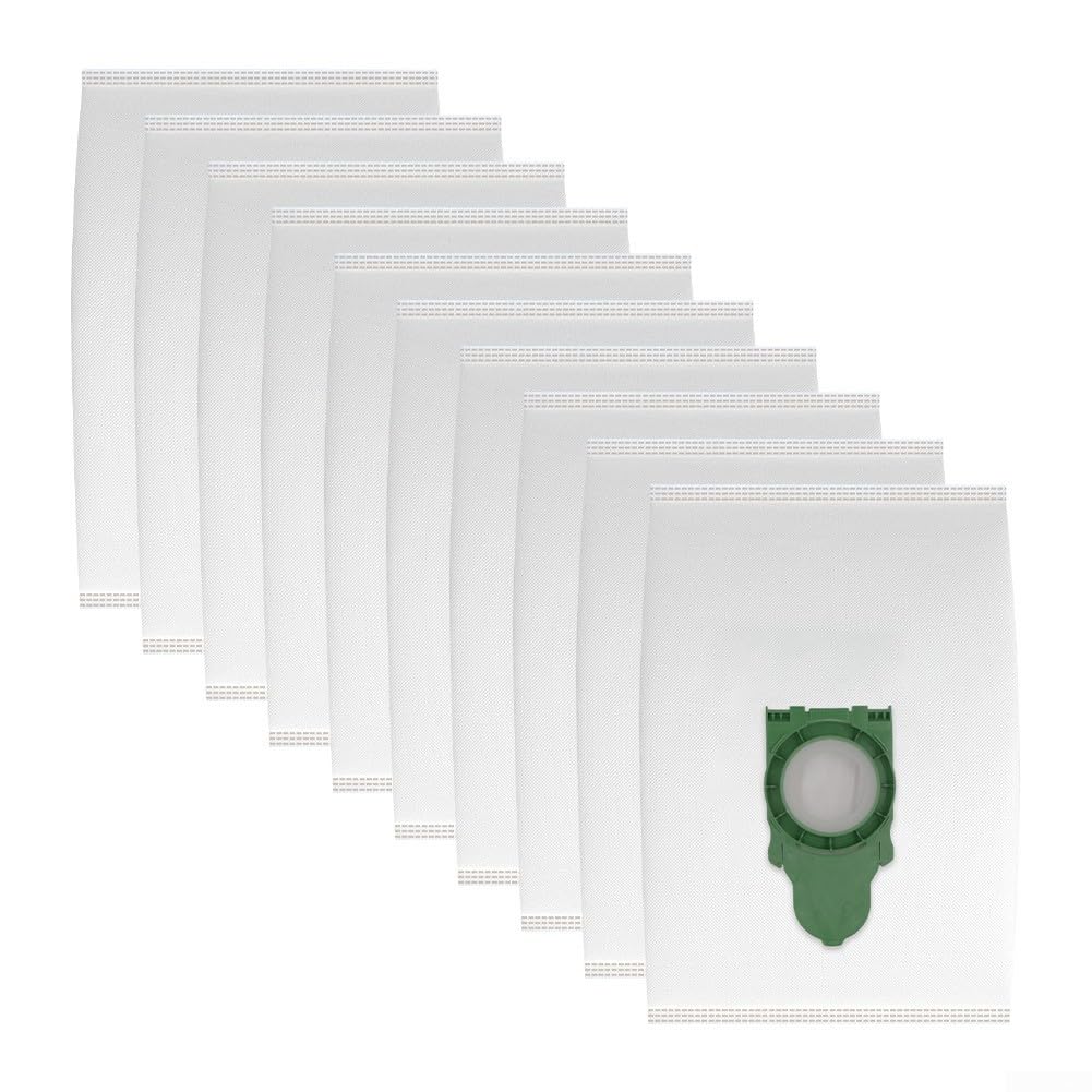 Disposable Vacuum Bags for Sebo Airbelt E, 3.5L Large Capacity Dust Bags Compatible with 8300ER, 8300AM, E1, E2, E3 Models, Meltblown Fibre Filtration, 4 Pack(10 PACK)