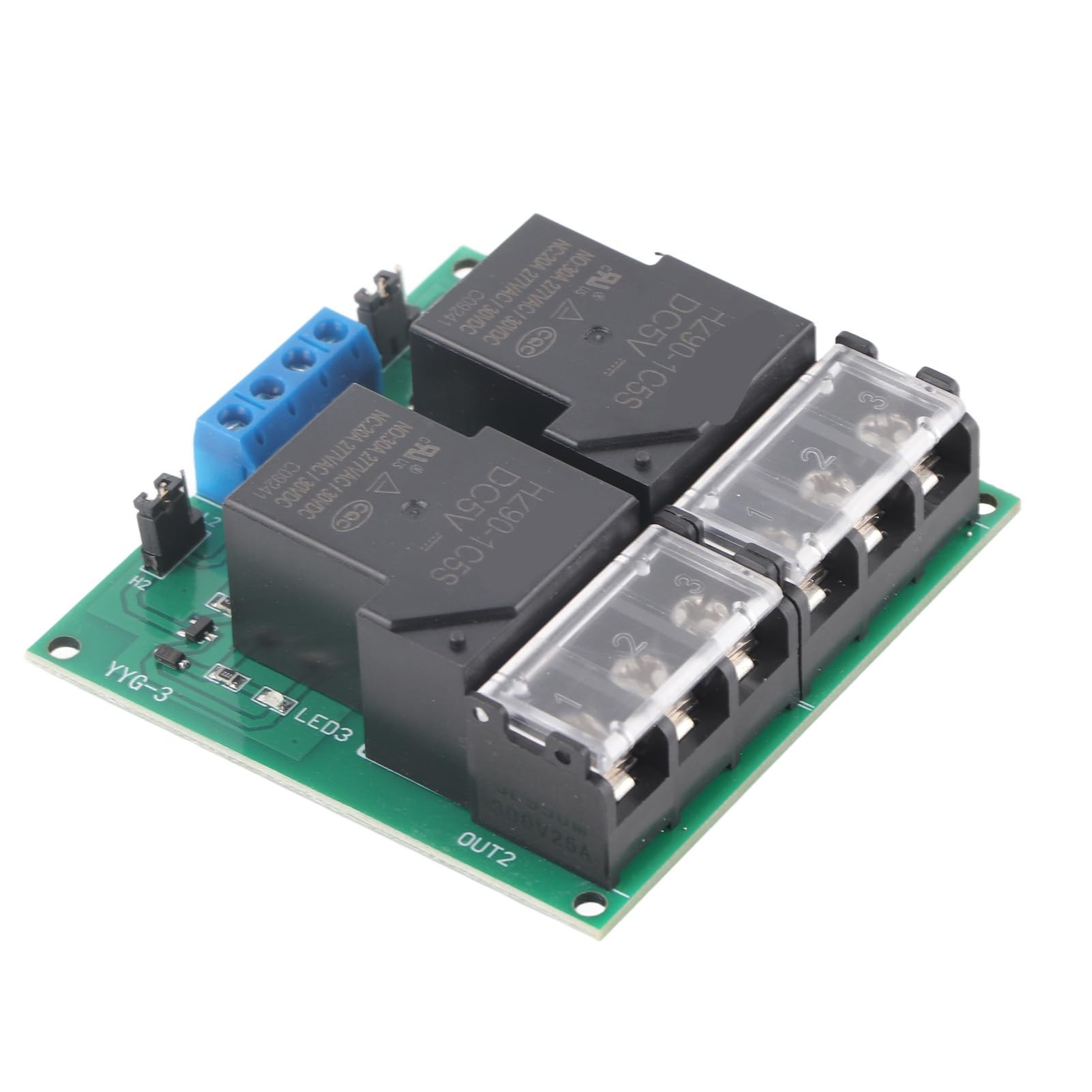 YYG-2 Trigger-Relais-Modul 30A – Optokoppler-Trennung, High/Low-Pegel Umschaltbar, 12V DC, Für Schaltanwendungen
