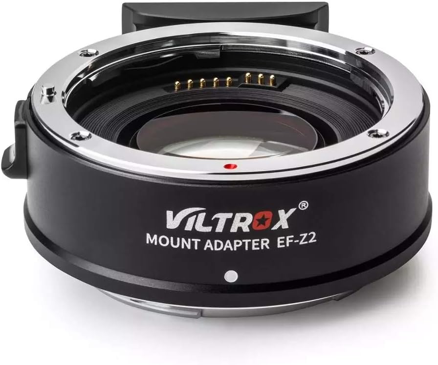 Adaptador de lente EF-Z2 Reductor focal Booster Enfoque automático para lentes Canon EF a cámara Nikon Z Mount