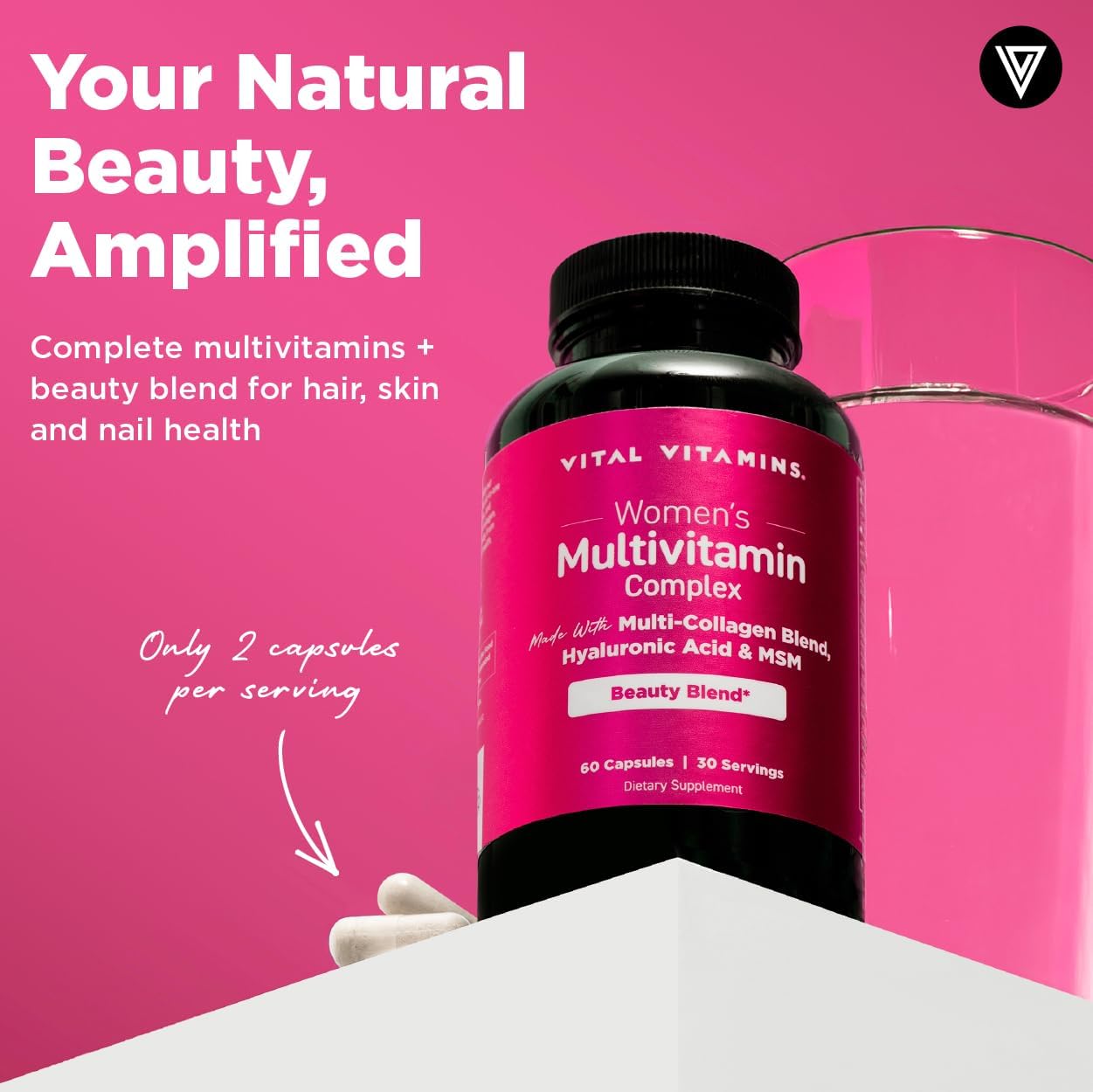Vital Vitamins Multi Collagen Capsules + Women's Multivitamin Complex