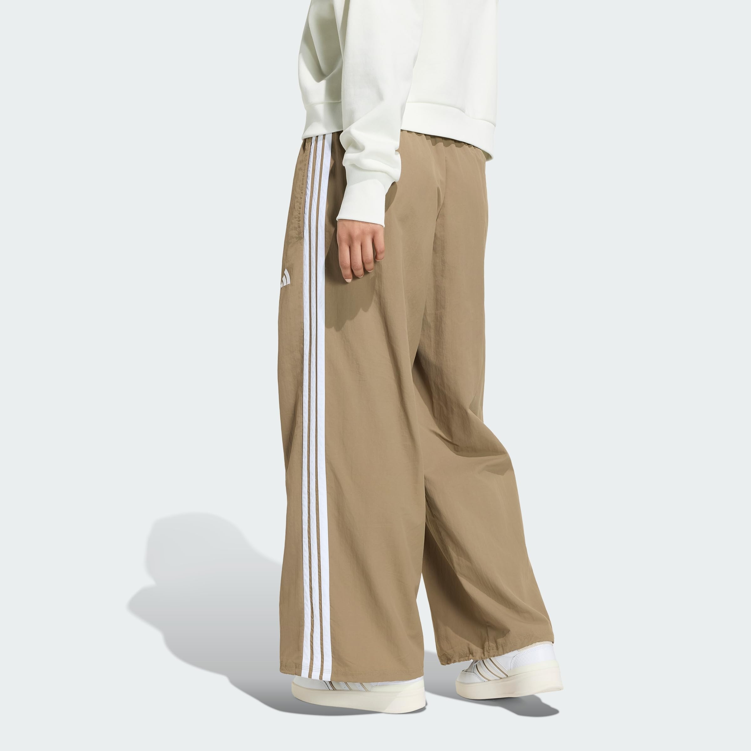 adidas Women's Iconic Bungees-Trainingshose, gewebt, weites Bein