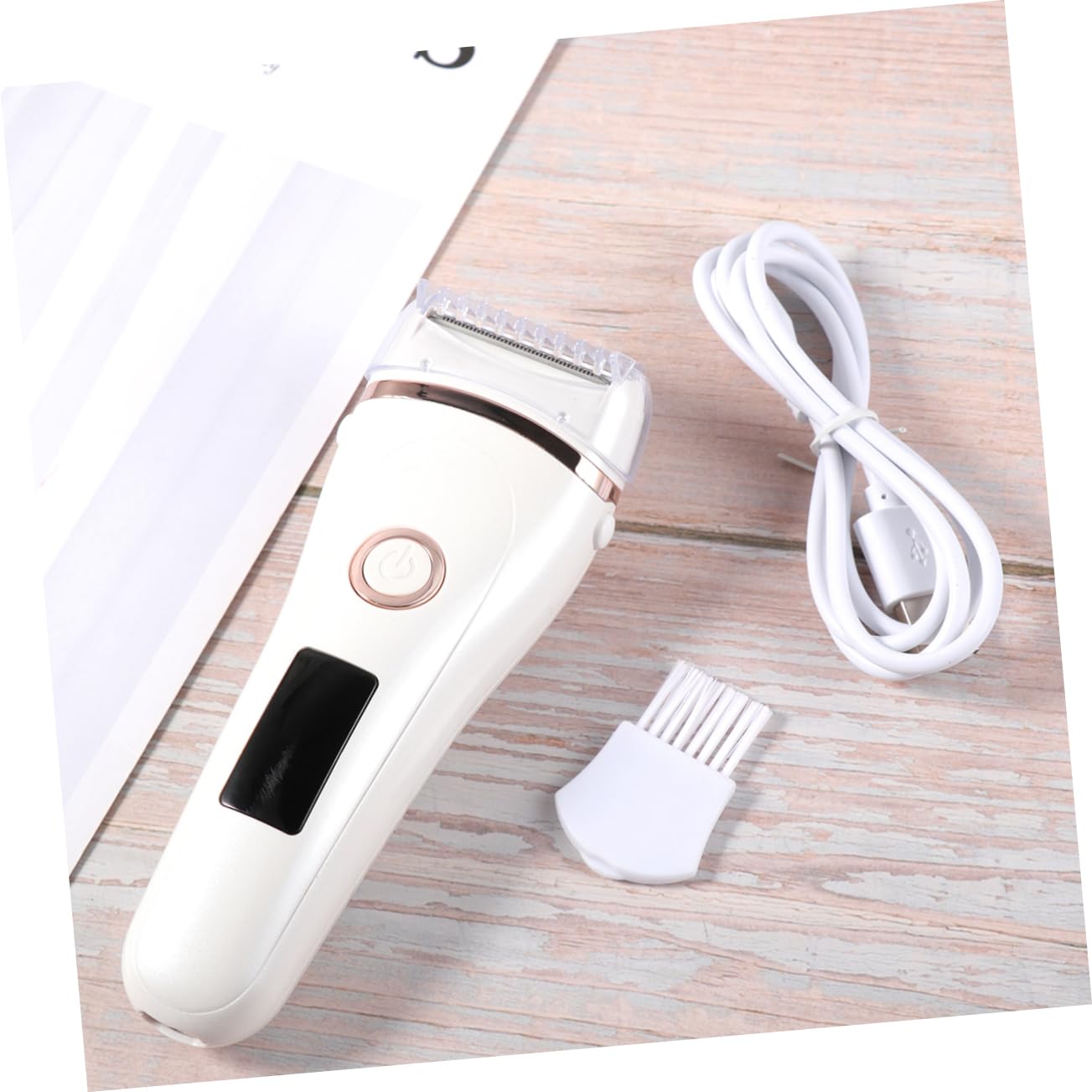 Wiederaufladbarer Epilierer mit LED Display und USB Ladefunktion