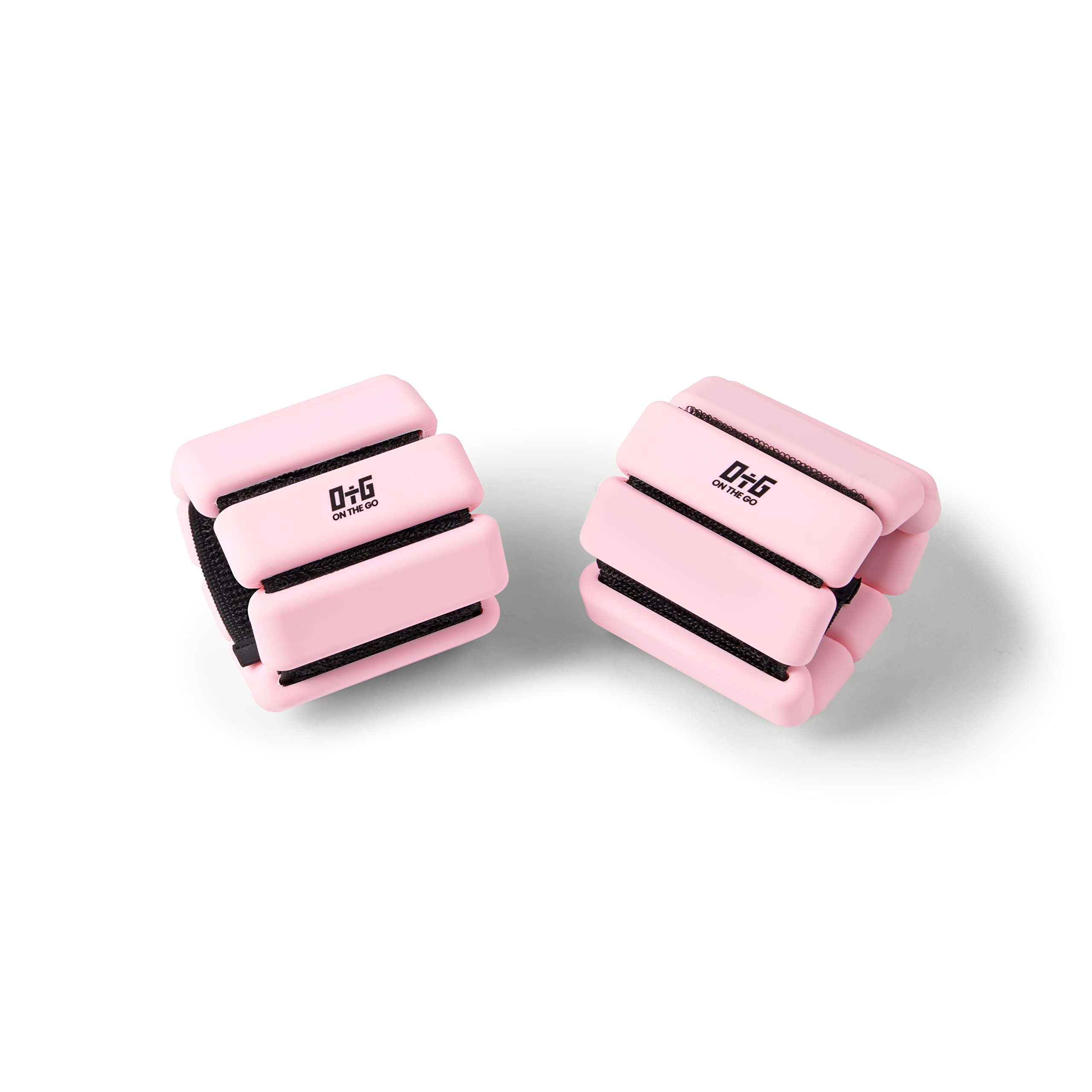 OtG ON THE GO Weight bangles Wrist & Ankle Weights Set, Adjustable & Sweat Resistant for Dance, Exercise, Walking, Jogging, Gymnastics, Yoga, Cardio, Free Size, Pack of 2, 1 lbs Each (Baby Pink) (B0BSQ8RJMM) Amazon Price History, Amazon Price Tracker