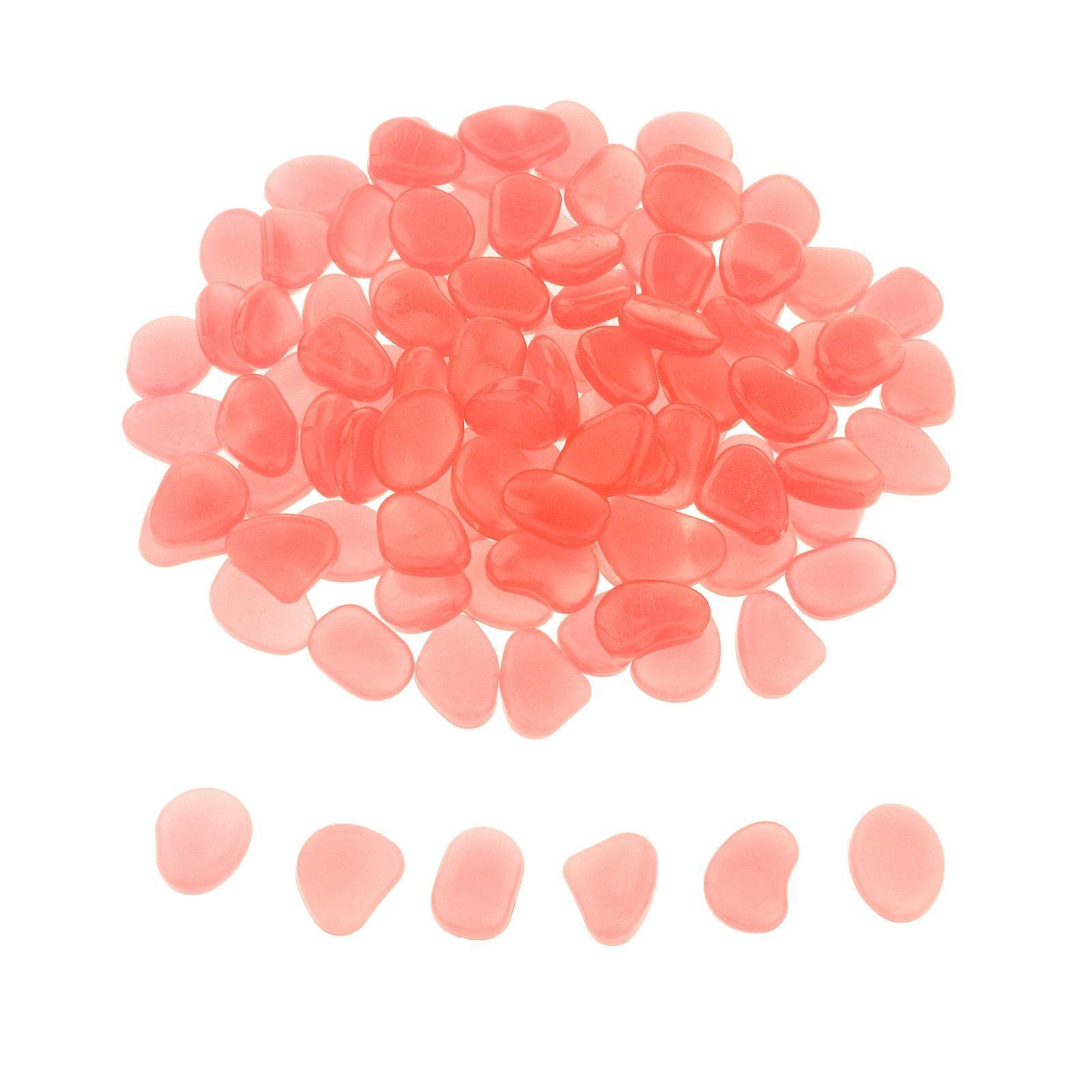 LOOM TREE® Glow in The Dark Garden Pebbles Stones for Path Yard Decor Orange Red | Yard, Garden & Outdoor Living | Garden Decor | Decorative Stepping Stones-image-39