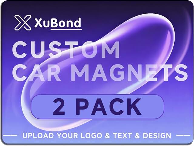 Custom Car Magnets For Businesses 2 Pack
