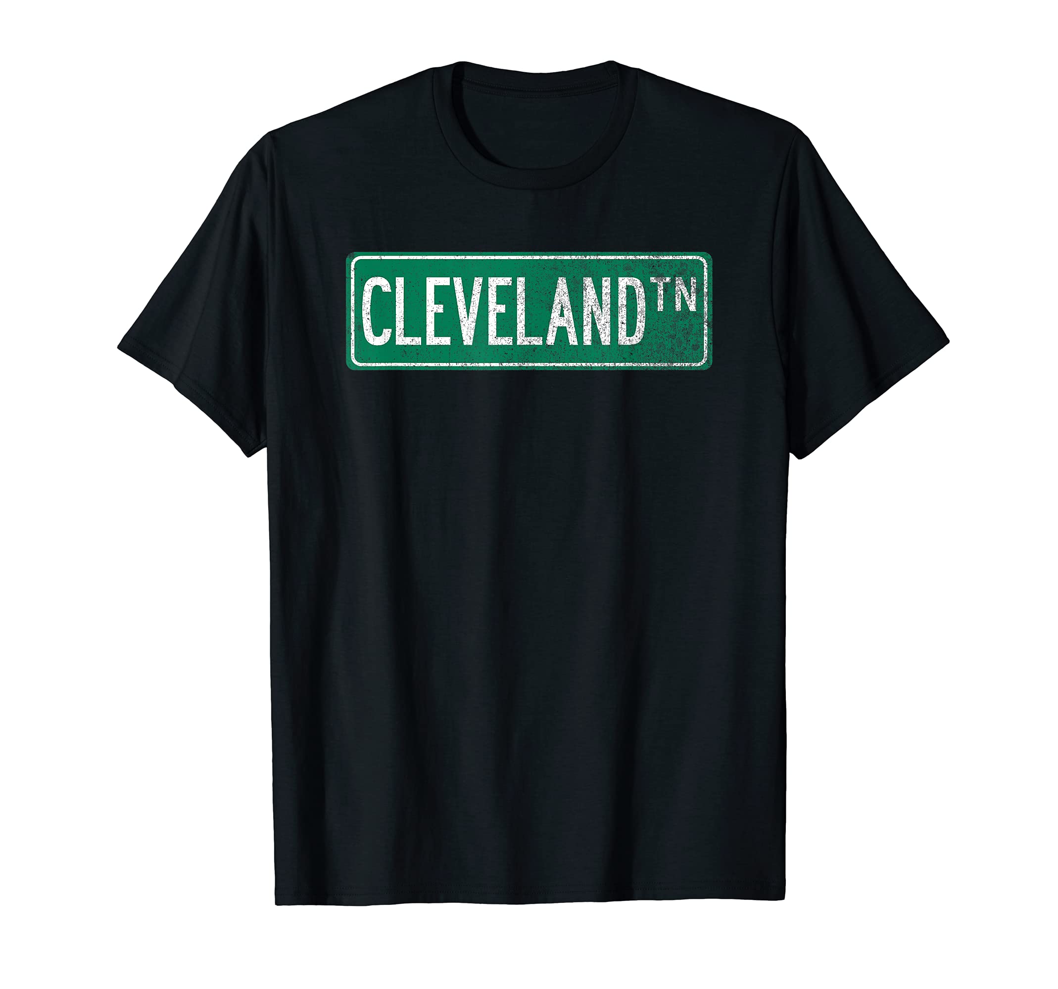 Retro Style Cleveland TN Street Sign T-Shirt