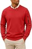 Polo térmico para hombre, mezcla de lana, forrado de vellón, manga larga 1